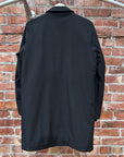 PRADA NYLON LINEA ROSA WEATHERPROOF TRENCH JACKET ‘BLACK’