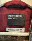 ENFANTS RICHES DEPRIMES FW24 DISTRESSED WORK JACKET ‘BURGUNDY’