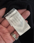 CHROME HEARTS ONLINE EXCLUSIVE SILVER GLITTER LOGO HOODIE ‘BLACK/SILVER’