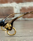 CHROME HEARTS 22K GOLD MILK MASK II SUNGLASSES ‘TORTOISE’