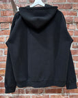 NUMBER (N)INE N(N) FLEECE ZIP UP HOODIE ‘BLACK’