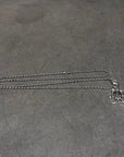 CHROME HEARTS SMALL TRIPLE CROSS NECKLACE ‘SILVER’