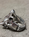 GUCCI ANGER FOREST WOLF HEAD RING ‘SILVER’
