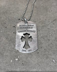 CHROME HEARTS x KYOSUKE HIMURO SOUL DOGTAG NECKLACE ‘SILVER’