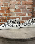 SAINT LAURENT ZEBRA CANVAS SNEAKERS ‘BLACK/WHITE’