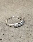 CHROME HEARTS DIAMOND BABY FLORAL RING ‘SILVER’