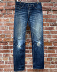 MAISON MARGIELA DISTRESSED LINE 14 DENIM ‘INDIGO’