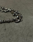 CHROME HEARTS TINY-E ROSARY NECKLACE 'SILVER'