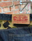 BAPE CAMO BACK DENIM SHORTS ‘DARK BLUE’