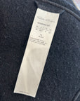RICK OWENS FW22 STROBE WOOL SEALED TRENCH COAT ‘BLACK’