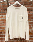 CHROME HEARTS EYE CHART POCKET LONGSELEEVE ‘WHITE’