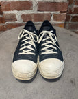 RICK OWENS MAINLINE LEATHER RAMONE LOWS ‘BLACK’
