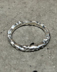 DEAL DESIGN RIPPLE RING ‘SILVER’