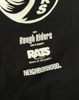 NEIGHBORHOOD ROUGH RIDERS BIKER TEE ‘BLACK’