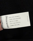 CHROME HEARTS CASHMERE FLORAL LOUNGE PANTS ‘BLACK’