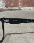 PRADA BUTTERFLY FRAME GLASSES ‘BLACK’
