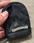 CHROME HEARTS NYLON STENCIL GUNSLINGER WRIST BAG ‘BLACK’
