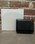 MAISON MARGIELA FOUR STITCH CARD HOLDER KEYCHAIN WALLET ‘BLACK’
