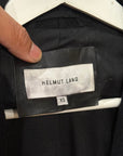 HELMUT LANG WOOL TRANSFORMABLE COAT ‘BLACK’