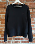 ACNE STUDIOS FACE CREWNECK ‘BLACK’