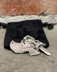 CHROME HEARTS THREE TRINKETS PENDANT ‘SILVER’