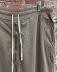 RICK OWENS BELA DROP CROTCH SWEATPANTS ‘DUST’