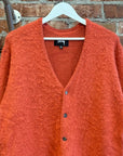STÜSSY BRUSHED WOOL CARDIGAN ‘SUNBURST’