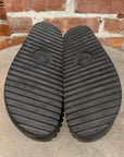 VERSACE LEATHER CLOG MULES ‘BLACK’