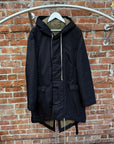 RICK OWENS FISHTAIL PARKA ‘BLACK’