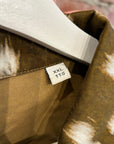 BURBERRY SS19 RUNWAY BAMBI ZIP SHIRT ‘BROWN’