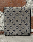 LOUIS VUITTON MINI LIN MONOGRAM DENIM WALLET ‘BLUE’
