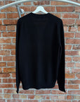 ACNE STUDIOS FACE LOGO CASHMERE CARDIGAN ‘BLACK’