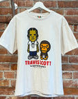 BAPE BABY MILO X TRAVIS SCOTT TEE ‘WHITE’