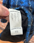 CHROME HEARTS MONOGRAM WORK DOG FLANNEL ‘BLUE’
