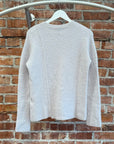 ACNE STUDIOS ASYMMETRICAL SEAM SWEATER ‘GREY’