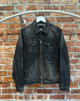 NUMBER (N)INE DENIM TROMPE LOEIL TRUCKER JACKET ‘VINTAGE BLACK’