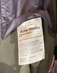 ACNE STUDIO COLLARED FULL ZIP JACKET ‘OLIVE’