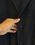 ISSEY MIYAKE HOMME PLISSE PLEAT BLAZER ‘NAVY’