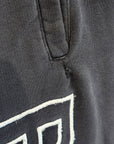 BALENCIAGA FW22 OUTLINE LOGO SWEATPANTS ‘VINTAGE BLACK’