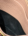 BALENCIAGA LEATHER BB CARD HOLDER ‘SALMON PINK’