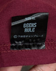 SAMURAI CHAMPLOO x GEEKS RULE "ISHIN DENSHIN SHO" TEE (XL) ‘MAROON’