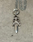 CHROME HEARTS NO. 5 DAGGER NECKLACE ‘SILVER’