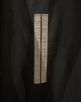 RICK OWENS FOGACHINE SS 22 STROBE JUMBO OUTERSHIRT ‘BLACK’