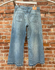 ACNE STUDIOS WIDE LEG PAINTER JEANS ‘BLUE’
