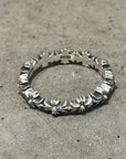 CHROME HEARTS TINY-E BAND RING ‘SILVER’
