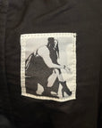 RICK OWENS DRKSDHW CANVAS PUSHER PANTS ‘BLACK’