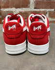 BAPE BAPESTA SUEDE SNEAKERS ‘RED’