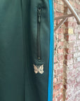 NEEDLES CLASSIC TRACK PANTS ‘GREEN/BLUE’