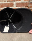 CHROME HEARTS HORSESHOE DENIM HAT ‘BLACK’