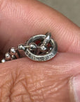 CHROME HEARTS TINY CROSS NECKLACE ‘SILVER’